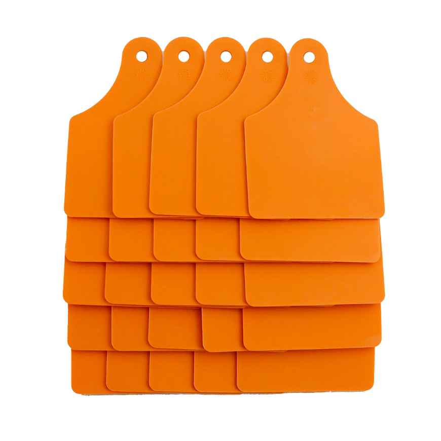 Picture of ALLFLEX TAG GLOBAL MAXI BLANK ORANGE - 25/bag