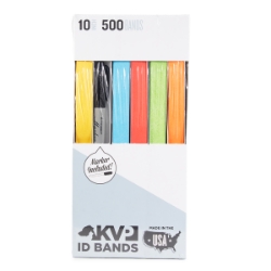 Picture of ID BANDS KVP ASST COLORS 10in - 500`s
