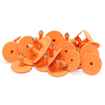 Picture of ALLFLEX BUTTON GLOBAL SMALL MALE ORANGE - 25/bag