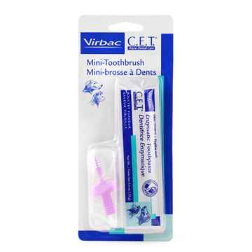 Picture of CET MINI TOOTHBRUSH w/ 12g POULTRY Trial Toothpaste(CET302) - 12gm