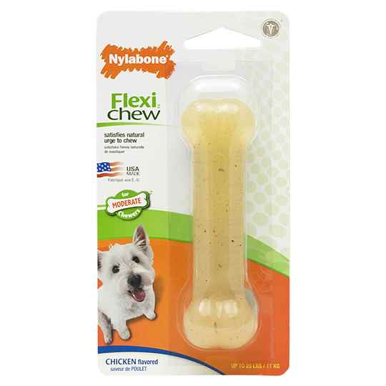 Picture of NYLABONE FLEXI CHEW BONE Chicken Flavor REGULAR (NCF202P)