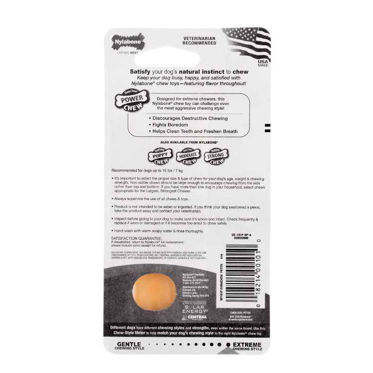 Picture of NYLABONE DURA CHEW BONE ORIGINAL PETITE (NP101)
