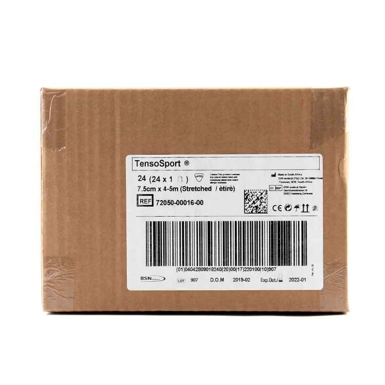 Picture of TENSOSPORT ADHESIVE BANDAGE 7.5cm x 4.5m - 24s 