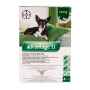 Picture of ADVANTAGE II GREEN 4 x 0.4ml DOGS UNDER 4.5KG - 4's (su12)