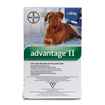 Picture of ADVANTAGE II BLUE 4 x 4ml DOGS OVER 25KG EXTRA LARGE DOG (su12)