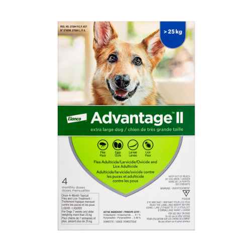 Picture of ADVANTAGE II CANINE EXTRA LARGE DOG OVER 25kg - 4's (su12)