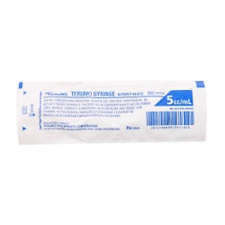 Picture of SYRINGE TERUMO 5cc LUER SLIP TIP - 100s