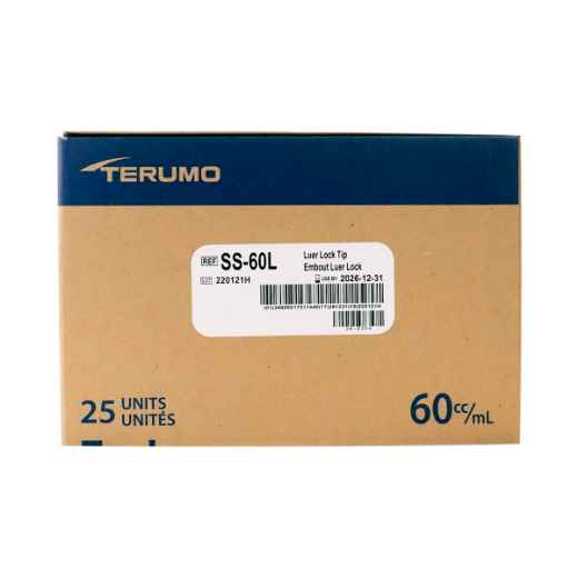 Picture of SYRINGE TERUMO 60cc LUER LOCK TIP - 25s