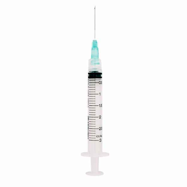 Picture of SYRINGE & NEEDLE TERUMO 3cc LL 21g x 1in - 100s