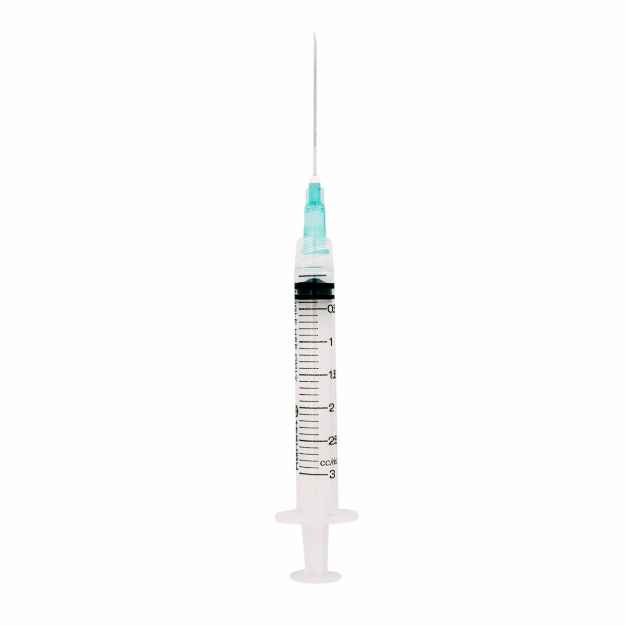 Picture of SYRINGE & NEEDLE TERUMO 3cc LL 21g x 11/2in - 100s