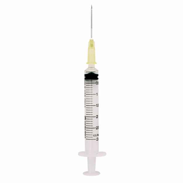 Picture of SYRINGE & NEEDLE SUR-VET 3cc LS 20g x 1in - 100's