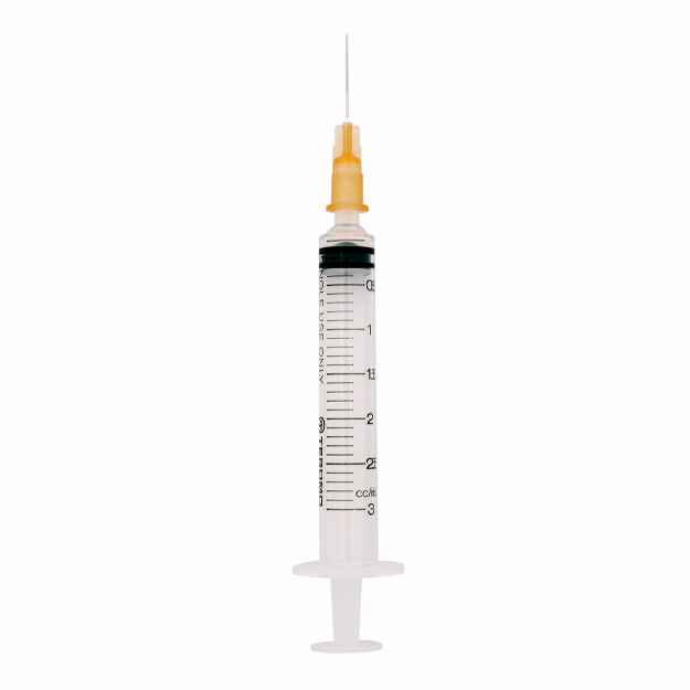 Picture of SYRINGE & NEEDLE SUR-VET 3cc LS 25g x 5/8in - 100's