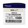 Picture of NEEDLE TERUMO DISPOSABLE 20g x 1in - 100's