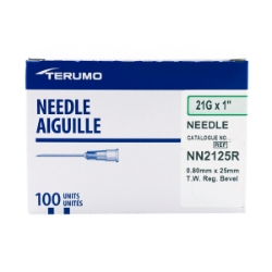 Picture of NEEDLE TERUMO DISPOSABLE 21g x 1in - 100's
