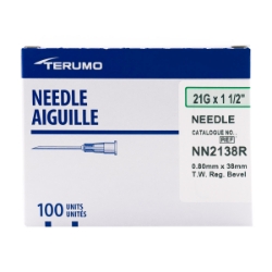 Picture of NEEDLE TERUMO DISPOSABLE 21g x 11/2in - 100's