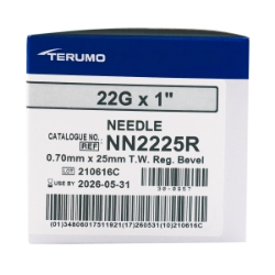 Picture of NEEDLE TERUMO DISPOSABLE 22g x 1in - 100s