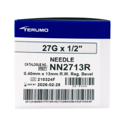 Picture of NEEDLE TERUMO DISPOSABLE 27g x 1/2in - 100's