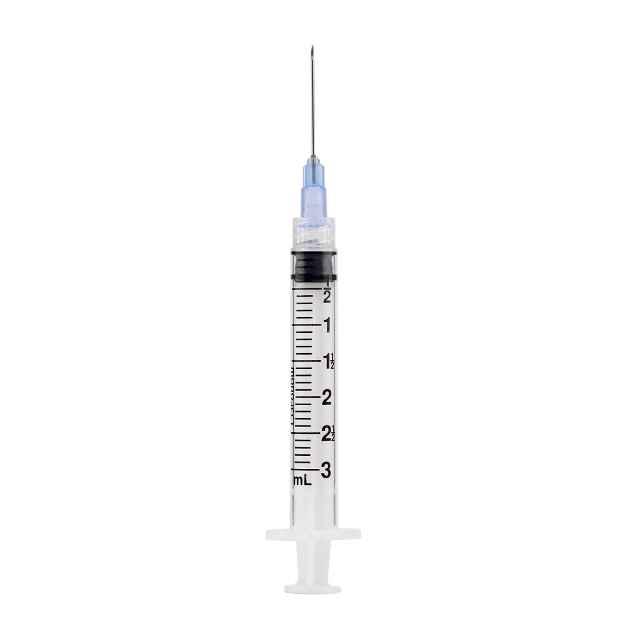 Picture of SYRINGE & NEEDLE MONO SOFTPAK 3cc 22g x 1in - 100s 