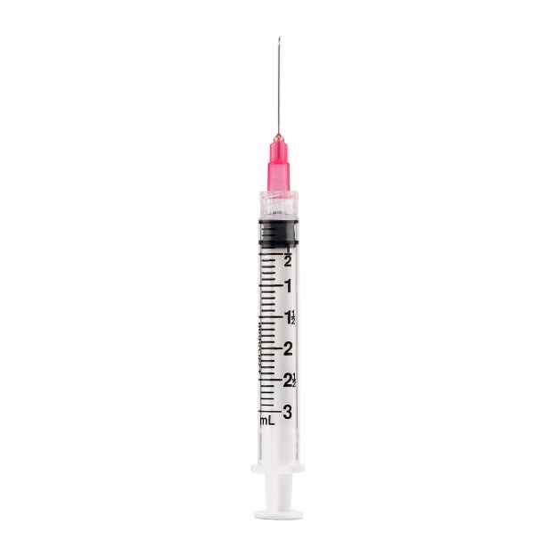 Picture of SYRINGE & NEEDLE MONO SOFTPAK 3cc 25g x 1in - 100's