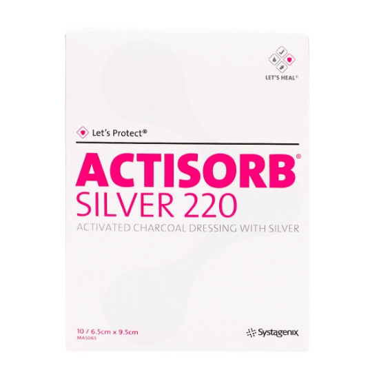 Picture of ACTISORB SILVER 220 DRESSING 6.5cm x 9.5cm - 10/pk