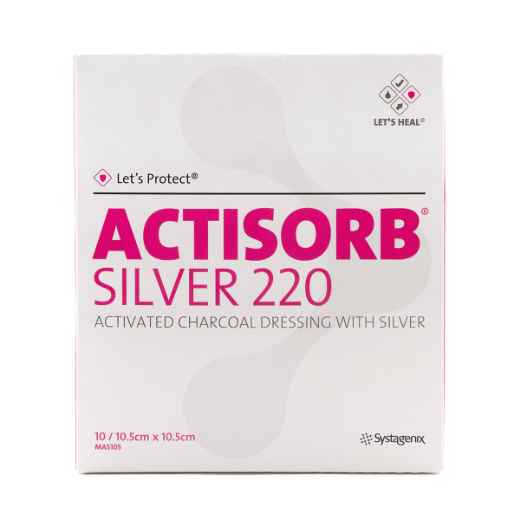 Picture of ACTISORB SILVER 220 DRESSING 10.5cm x 10.5cm - 10/bx