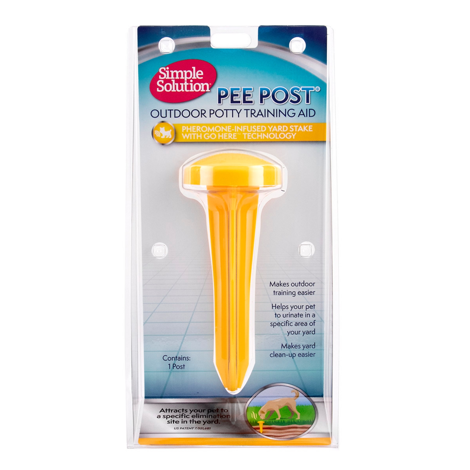 Picture of PEE POST Outdoor Dog Potty Training Pheremone Treated Yard Stake