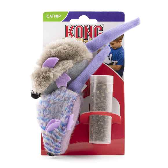 Picture of TOY CAT KONG Catnip Mice Purple Frosty & Grey-2/pk