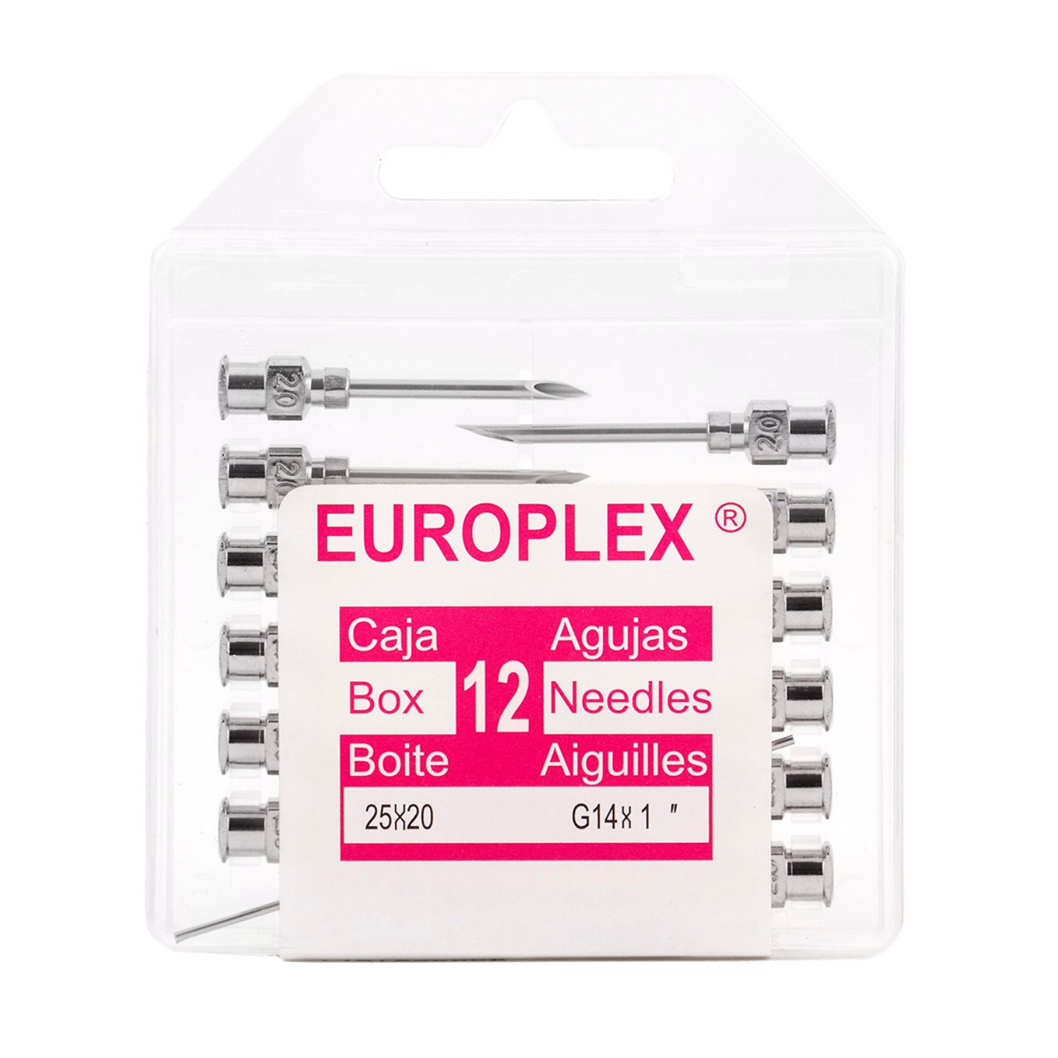 Picture of NEEDLE HYPO SS EUROPLEX 14g x 1in - 12s