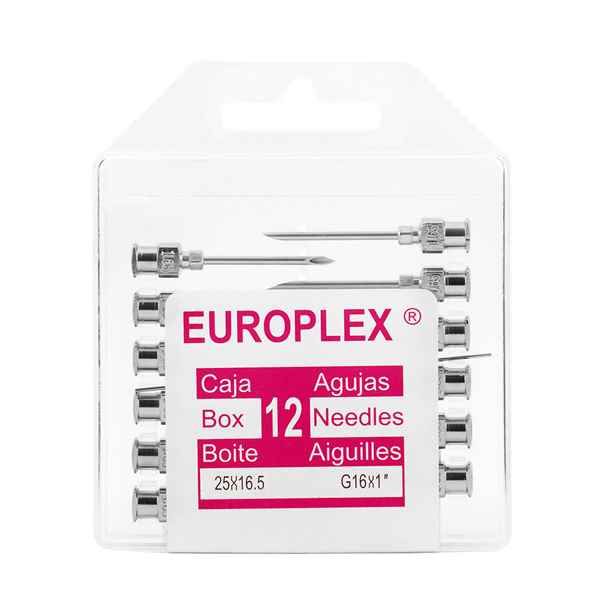 Picture of NEEDLE HYPO SS EUROPLEX 16g x 1in - 12s