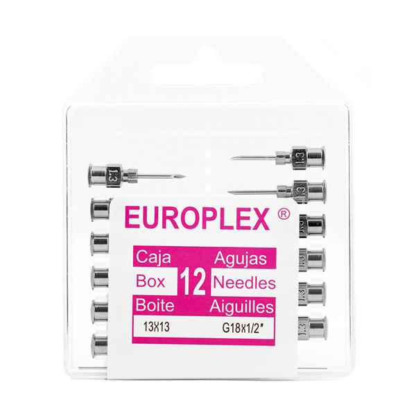 Picture of NEEDLE HYPO SS EUROPLEX 18g x 1/2in - 12s