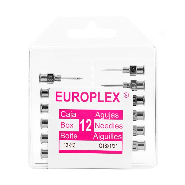 Picture of NEEDLE HYPO SS EUROPLEX 18g x 1/2in - 12s