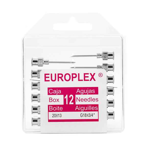 Picture of NEEDLE HYPO SS EUROPLEX 18g x 3/4in - 12s