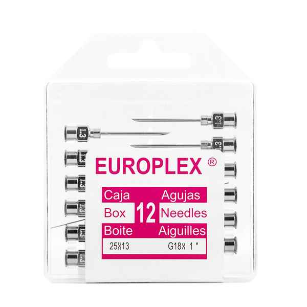 Picture of NEEDLE HYPO SS EUROPLEX 18g x 1in - 12s