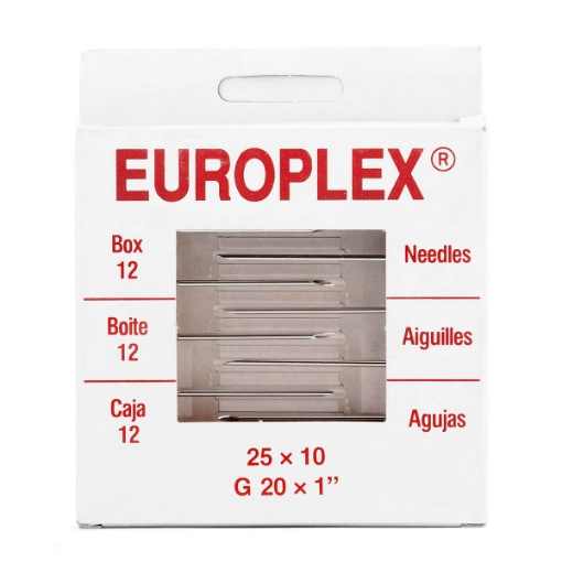 Picture of NEEDLE HYPO SS EUROPLEX 20g x 1in - 12s