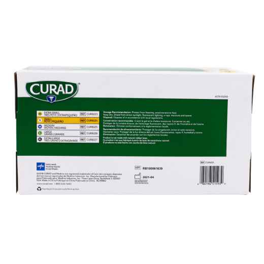 Picture of GLOVES EXAM VINYL CURAD STRETCH SYN/PF SM - 150s