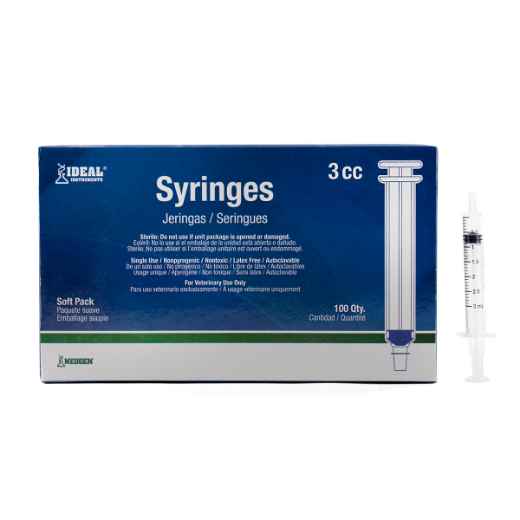 Picture of SYRINGE IDEAL DISP 3cc LUER SLIP TIP(SP) - 100's