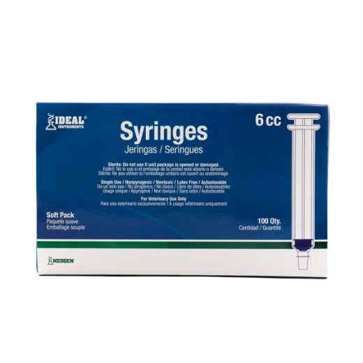 Picture of SYRINGE IDEAL DISP 6cc LUER SLIP TIP(SP) - 100's