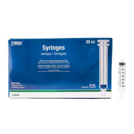 Picture of SYRINGE IDEAL DISP 35cc LUER LOCK TIP(SP) - 50's