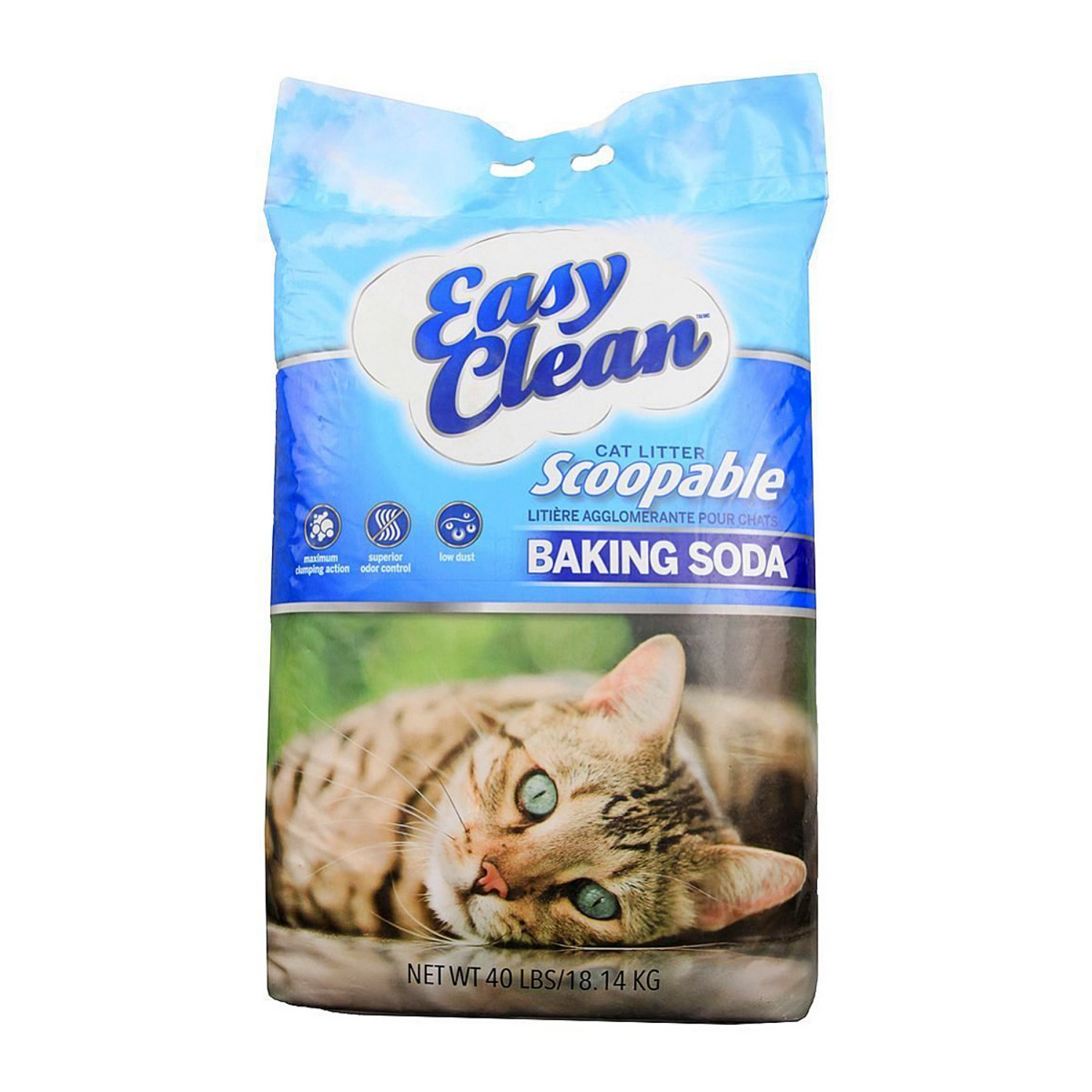 Picture of EASYCLEAN SCOOPABLE Clay Clumping Cat Litter - Baking Soda Odor Control - 40lb 