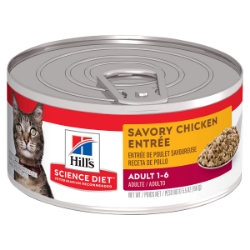 Picture of Feline Science Diet Adult Chicken Entree - 24x155g Cans