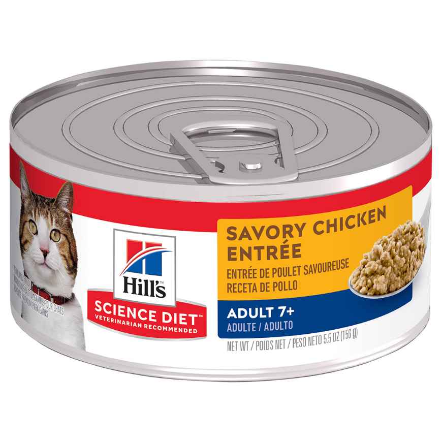 Picture of FELINE SCI DIET SENIOR CHICKEN ENTREE - 24 x 155gm cans