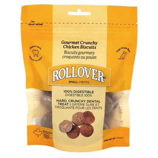 Picture of ROLLOVER GOURMET CRUNCHIES SMALL BISCUITS Chicken - 300g