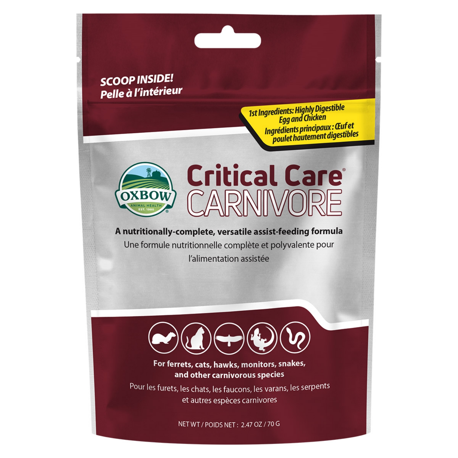 Picture of OXBOW CRITICAL CARE CARNIVORE - 2.47oz / 70g