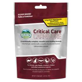 Show details for OXBOW CRITICAL CARE CARNIVORE - 2.47oz / 70g Picture of OXBOW CRITICAL CARE CARNIVORE - 2.47oz / 70g