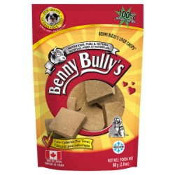 Picture of BENNY BULLYS Liver Chops Freeze Dried Dog Treats - 2.8oz/80g