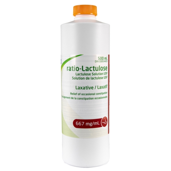 Picture of TEVA RATIO LACTULOSE SOLUTION 667mg/ml - 500ml