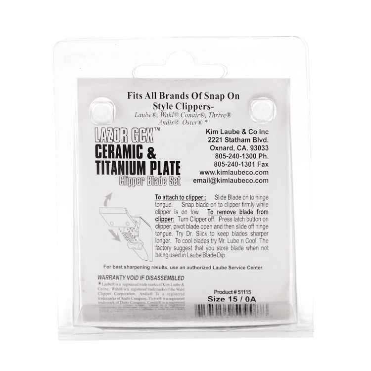 Picture of CLIPPER BLADE LAUBE CERAMIC SIZE 15