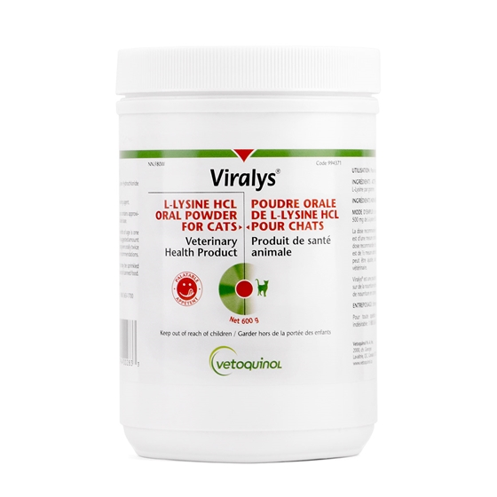 Picture of VIRALYS L-LYSINE HCL ORAL POWDER for CATS - 600g