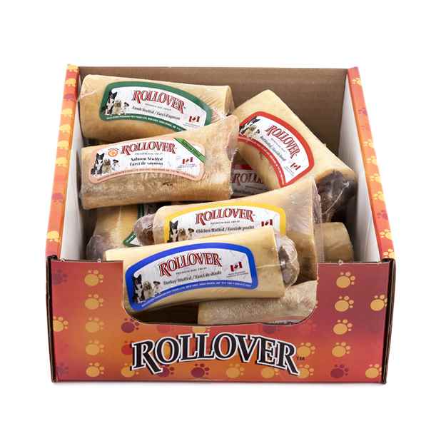 Picture of ROLLOVER STUFFED BONE COUNTER DISPLAY Asst 4in-12s