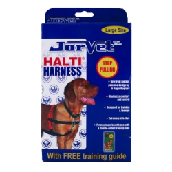 Picture of HARNESS CANINE HALTI TRAINING Red/Black (J1012C) - Large
